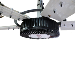 พัดลม HVLS คุณภาพเกรด 2 ประหยัดพลังงาน รูปทรงไล่ระดับที่เป็นเอกลักษณ์ สำหรับโรงงาน โกดัง โรงอาหาร พัดลม HVLS (แรงลมสูง ระดับเสียงต่ำ) - Product Image 5