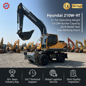 Excavadora Hyundai 210W-9 Usada en Buenas Condiciones, Maquinaria de Construcción Hyundai 210W-9 en Venta - Product Image 2