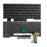 LENNOVO ThinkPad T14s Gen 1 Clavier d'ordinateur portable Teclado Noir LED Rétro-éclairé Matière plastique Nouveau & en stock