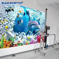 Impresora UV de Inyección de Tinta BK-UV32T 6D para Paredes con Fondo de Azulejos que Imitan Jade, Automática, Nueva, con 1 Año de Garantía