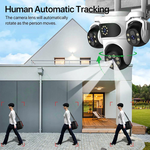 Rscamtom 8K Aov 4G Năng Lượng Mặt Trời Powered Ngoài Trời An Ninh CCTV Máy Ảnh Không Thấm Nước Không Dây PTZ 4 Ống Kính CMOS Hai Cách Âm Thanh Mạng Máy Ảnh - Product Image 2