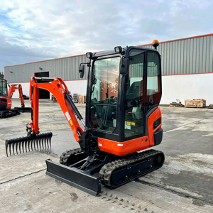 Mini-excavatrice de haute qualité, couleur noire, avec chenilles et bras hydraulique, pour travaux de construction - Product Image 1