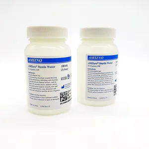 Dispositivo médico desechable para irrigación, agua estéril, 100ml, para debridar y limpiar lesiones dermal