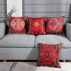 Gettare federe per <span class=keywords><strong>cuscino</strong></span> geometrico Kilim marocchino decorazioni per la casa orientali Ikat federe soggiorno decorativo <span class=keywords><strong>rosso</strong></span> colorato tribale - Product Image 6