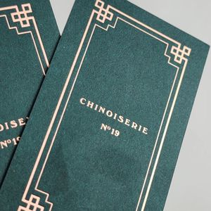 Thẻ kinh doanh giấy xanh sang trọng lá vàng cảm ơn thiệp chúc mừng của bạn tạo danh thiếp riêng miễn phí - Product Image 2