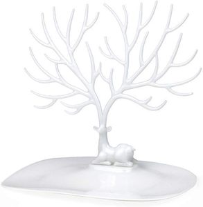 ชั้นวางจิวเวลรี่รูปต้นไม้สำหรับเก็บต่างหู สร้อยคอ แหวน จี้  พร้อมถาดและชั้นวางโชว์ - Product Image 1