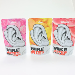 Tùy chỉnh hương vị khác nhau đứng lên túi nhựa nhôm lá Mylar Túi với dây kéo chống trẻ em cho bao bì kẹo dẻo - Product Image 2