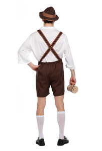 Col Dker uniformi Oktoberfest bavarese ragazzo tedesco fantasia di Halloween Costume Cosplay uniforme tedesca Medival costumi da uomo - Product Image 5