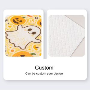 Chiffon de cuisine pour Noël, Halloween, Thanksgiving, chiffons suédois imprimés pour les fêtes, réutilisables pour le nettoyage de la cuisine - Product Image 5