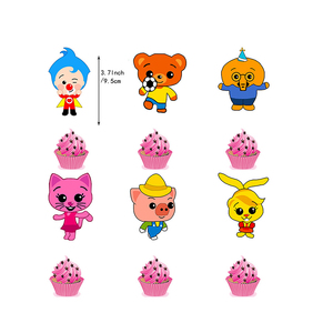 <span class=keywords><strong>Payaso</strong></span> <span class=keywords><strong>Plim</strong></span> fiesta de cumpleaños decoración conjunto Banner látex globo telón de fondo pastel Topper suministros Baby Shower - Product Image 6