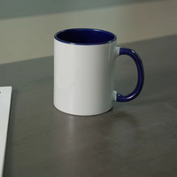 Mug à sublimation noir personnalisé changeant de couleur, 11 oz, mug à café en céramique changeant de couleur à la chaleur