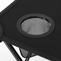 Table pliante Oxford avec logo personnalisé pour le camping et la randonnée, bureau pliable de haute qualité avec sac de rangement