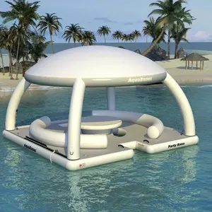 Aufblasbare Wasser dock plattform Schwimm plattform Jet-Ski-Dock für Yacht-/Vergnügung spark ausrüstung Schwimmende Insel boje