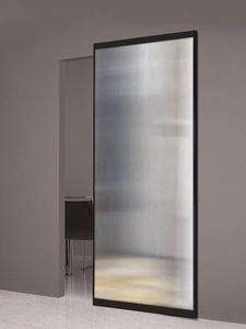 מערכת דלתות הזזה נסתרת ללא מסילה עם סגירה שקטה, מסגרת אלומיניום הידראולית, חומרה לדלתות בלתי נראות - Product Image 3