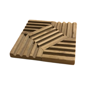 Taza Natural de estilo clásico, posavasos de madera de nogal ecológicos para bebidas, café, té, para el hogar y la decoración minimalista Oficina, cocina - Product Image 1