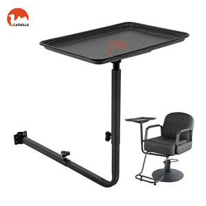 Plateau rotatif en aluminium pour fauteuil <span class=keywords><strong>de</strong></span> barbier – Station <span class=keywords><strong>de</strong></span> service pour tatoueurs et coiffeurs - Product Image 4