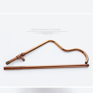 Ensemble de <span class=keywords><strong>douche</strong></span> de luxe Antique or Rose 3 fonctions en laiton fixation de bain et <span class=keywords><strong>douche</strong></span> ensemble de robinets rétro mélangeur d'eau - Product Image 5