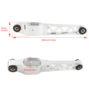 Bras de suspension inférieurs en alliage d'aluminium pour Honda Civic Integra 88-95 94-01 Argent Or - Product Image 3