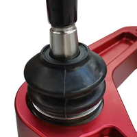 Keazet Silver/Red Fits for RAM1500 Adjustable Suspension Upper Control Arm Trailer Hitch Uniball Billet Aluminum Swing Arm