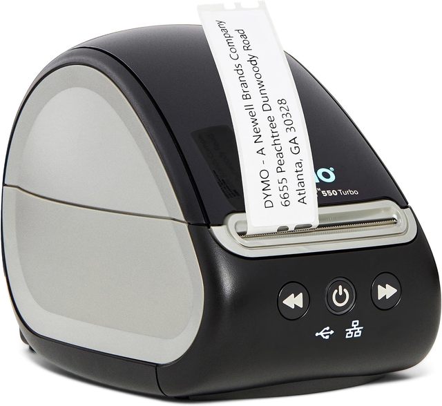 Durable Multipurpose DYMO LabelWriter 550 Turbo Direct Thermal Barcode Label Printer Automatic Label Recognition in Stock
