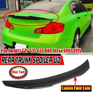 Alerón Trasero para Coche G35 G37 Q40, Alerón de Maletero para Infiniti G25 G35 G37 Q40 Sedán de 4 Puertas 2007-2015 - Product Image 1