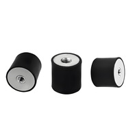 Support anti-vibration en caoutchouc sur mesure, isolateur fileté femelle-femelle, amortisseur de chocs pour équipement industriel
