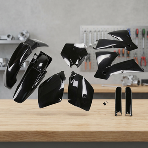 Kit di plastica completa nera per KTM SX 250 accessori per motocicli 2003 2003 - Product Image 2