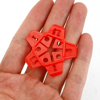 Outil de nivellement de carreaux multifonctionnel moderne avec entretoises étoilées de cinq tailles Système d'espacement de carreaux multi-tailles pour une utilisation en appartement