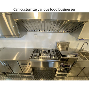 Remolque <span class=keywords><strong>de</strong></span> Comida Compacto con Equipamiento <span class=keywords><strong>de</strong></span> Cocina Completo, Luces LED, Carrito <span class=keywords><strong>de</strong></span> Venta <span class=keywords><strong>para</strong></span> Café y Helados - Product Image 3