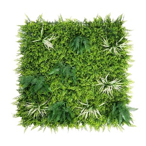 Outdoor Proof Waterproof Artificial Plant <b>Wall</b> <b>Panel</b> Durable Greenery <b>Wall</b> For Garden Balcony Decor - Product Image 1
