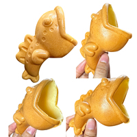 Moule personnalisé de fabricant de Taiyaki de collation de dessert populaire coréen sculpté par la machine de Taiyaki de crème glacée de bouche ouverte de forme de poisson de CNC