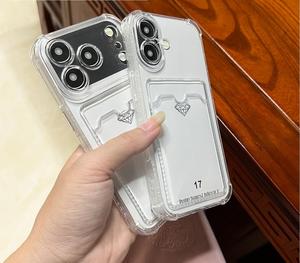 Custodia per telefono sottile <span class=keywords><strong>trasparente</strong></span> in TPU antiurto custodia sottile leggera per <span class=keywords><strong>iPhone</strong></span> 17 air 16 15 14 13 12 <span class=keywords><strong>11</strong></span> <span class=keywords><strong>Pro</strong></span> <span class=keywords><strong>Max</strong></span> - Product Image 2