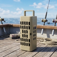 Enceinte portable d'extérieur mini Tur Tle Box Meganet Auracaust (EN11) avec attraction magnétique sans fil, étanche IPX7 6.0