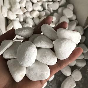 Galets naturels de couleur blanche, 100g, pierres, graveuses pour aménagement paysager paysager, pavé - Product Image 2