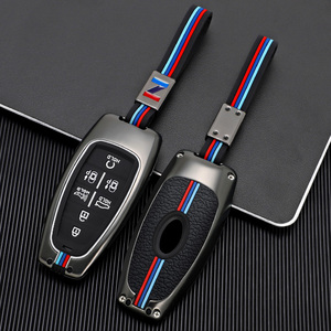 Funda Metálica para Llave de Coche con 6 Botones para <span class=keywords><strong>Hyundai</strong></span> Creta I10 I20 Tucson Solaris Sonata Hybrid NEXO NX4 Santafe Dn8 <span class=keywords><strong>Kona</strong></span> Atos Prime <span class=keywords><strong>2022</strong></span> - Product Image 4