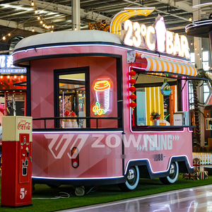 Custom Vintage Electric Food Truck Mobile Catering Van with LED Light Solar Panel Option for Outdoor Business - Product Image 4