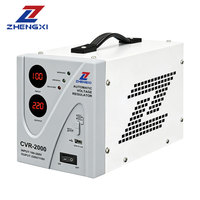 Stabilisateur de tension de type relais CVR 1000VA 1500VA monophasé 220V 230V 110V, régulateur de tension automatique AVR pour téléviseur, réfrigérateur, cuisinière