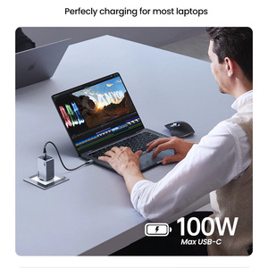 Nexode Pro 100W GaN C Charge QC4.0 3.0 ชาร์จเร็วสำหรับแล็ปท็อป PD รองรับการชาร์จเร็ว สำหรับ 17 16 15 นิ้ว รุ่น CD351/X757 - Product Image 6