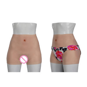 Travestis Shemale goma silicona Vagina Boxer bragas hombre Graff pene ocultar ropa interior para Ladyboy hombre a mujer - Product Image 1