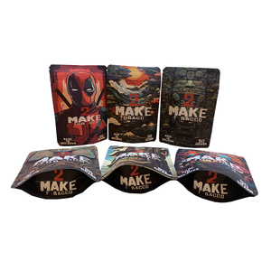 Bolsa Mylar de 3.5g con Cierre Hermético y Diseño Vertical para Empacar Chicle, <span class=keywords><strong>Sushi</strong></span> y Leche, Apta para Impresión por Grabado - Product Image 4