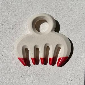 Peine de cerámica Gua Sha para masaje del <span class=keywords><strong>cuero</strong></span> <span class=keywords><strong>cabelludo</strong></span>, guasha de cerámica con cabeza, masajeador para aliviar el <span class=keywords><strong>dolor</strong></span> de meridianos, cepillo para el cabello - Product Image 3