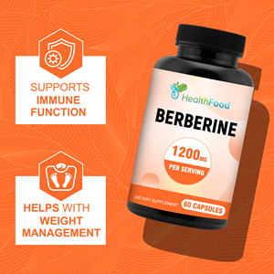 Best Selling Berberine Capsules with Berberine HCI Promote Heart Health Metabolic Support Immune Function Capsules - Product Image 3