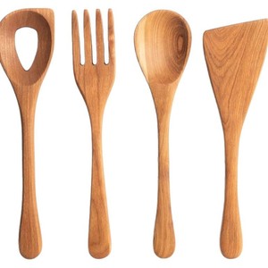 ส้อมไม้เชอร์รี่สามง่าม อุปกรณ์ครัว ล้างด้วยมือเท่านั้น สำหรับทำอาหาร - Product Image 2