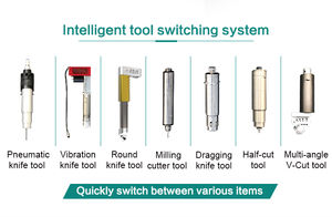 AOL Electric Cnc Cuchillo oscilante Herramienta Máquina de <span class=keywords><strong>corte</strong></span> para <span class=keywords><strong>zapatos</strong></span> de cuero Tela de sofá con proyector - Product Image 6