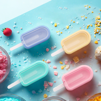 Moule à glace en silicone réutilisable de qualité alimentaire Eversoul pour la fabrication de glaces maison avec couvercle