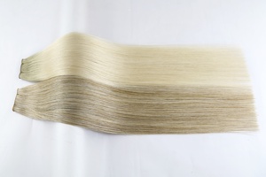 Nouvelle conception 2026, cheveux humains 100% naturels de qualité supérieure, vierges Remy européens, lisses naturels, cuticules alignées, pointes pleines, 14-26 pouces, lisses - Product Image 2