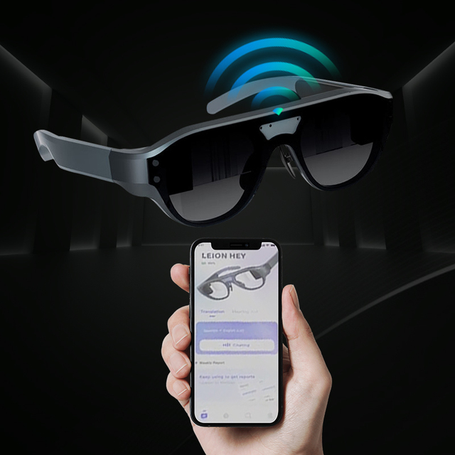 2024 Foldable Waterproof Plastic Frame Smart Glasses Instant Translation GPS AI Assistant AR Navigation Magnetic Charging