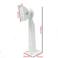 Soporte de Pared para Cámara de Vigilancia CCTV, Soporte de Esquina Exterior Impermeable, Brazo de Ángulo Recto