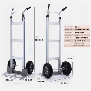<span class=keywords><strong>Chariot</strong></span> de manutention industriel FELLCO 2125A en alliage d'aluminium épaissi, <span class=keywords><strong>chariot</strong></span> à deux roues, <span class=keywords><strong>chariot</strong></span> de transport lourd, <span class=keywords><strong>chariot</strong></span> d'entrepôt, moteur 2HP, poudre - Product Image 4