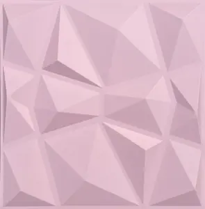 แผ่นกระเบื้องผนังพีวีซี3D ที่ทันสมัยสำหรับตกแต่งบ้านแผ่นผนังภายนอกกันน้ำสำหรับการรับประทานอาหารห้องนอนและพื้นหลังโซฟาห้างสรรพสินค้า - Product Image 6